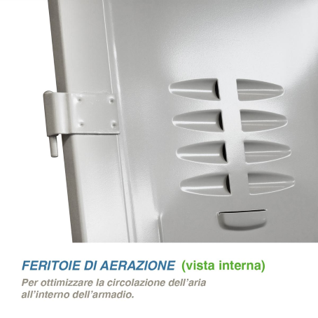 Armadietto Spogliatoio Salvaspazio su panca 4 Posti - cm.L.120xP.80xH.210