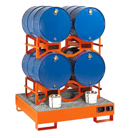 Supporto per Fusti da 200 Lt - Sovrapponibile (2 fusti)