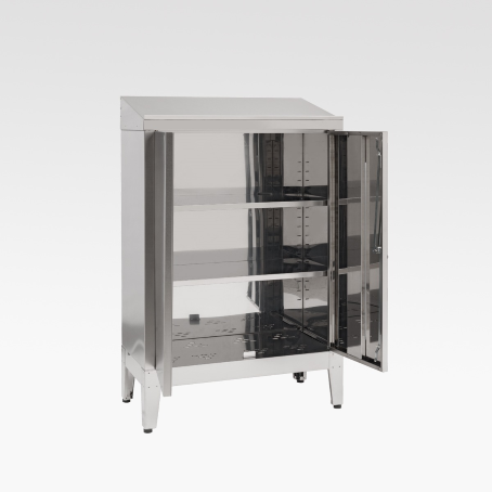 Scrivinpiedi Acciaio Inox - AISI304 / cm.80x40x115h