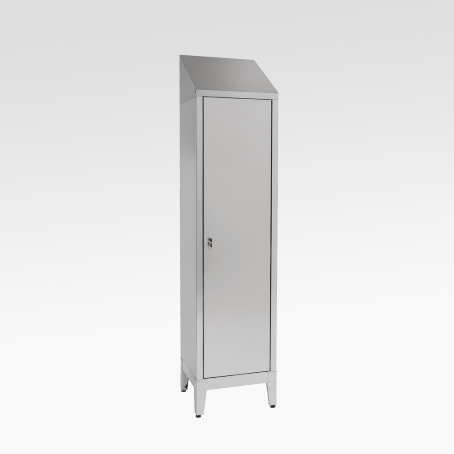 Armadio portascope-pulizie AISI304 / cm.L.50xP.40xH.215