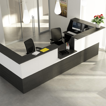 Scrivania per Reception IRIS / cm. L.140x75x120 CILIEGIO