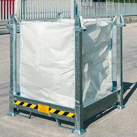Porta Big Bag Zincato Smontabile H.135 cm - Pronta Consegna 