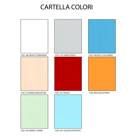 Armadio spogliatoio sovrapposto in laminato 6 vani / cm. L. 90x50x225