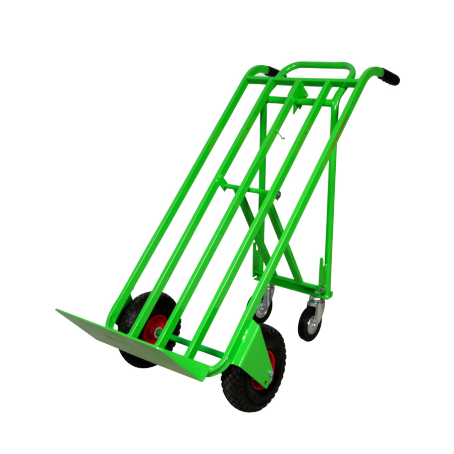 Carrello trasformabile in 3 posizioni/ Ruote pneumatiche