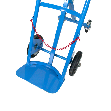 Carrello portabombole monoposto lt.40/50 trasformabile ruote con freno