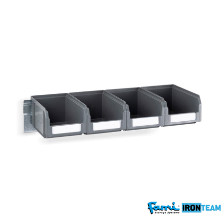 Barra aggancio per contenitori minuterie (Mis. 1 / 2) / cm. L.45xH.85 – IDEAONE05210