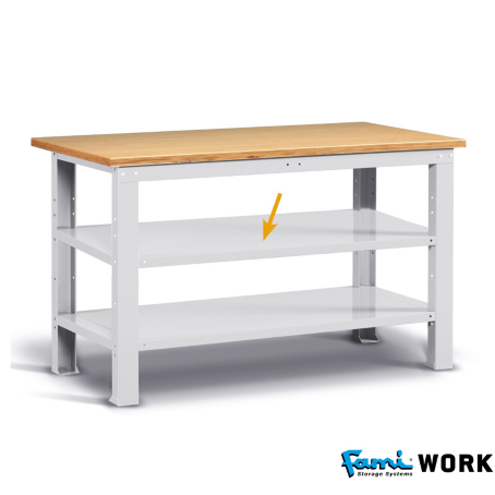 Ripiano aggiuntivo per banchi da 200 cm FAMI WORK / cm. L.175 – IDEAONE06120