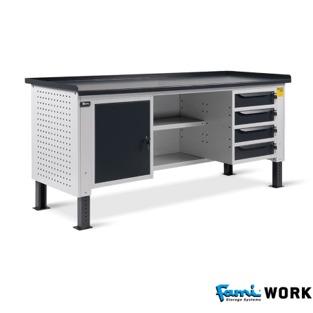 Semipiano aggiuntivo per banchi da 100 cm FAMI WORK / cm. L.75 – IDEAONE06067