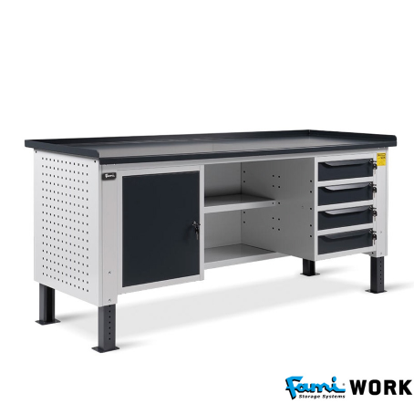 Pannello forato laterale banchi FAMI WORK  / cm. L.60