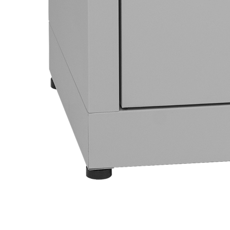 Armadio portaoggetti Zincoplastificato - 1 anta battente - Dim. 45x50x80H cm.