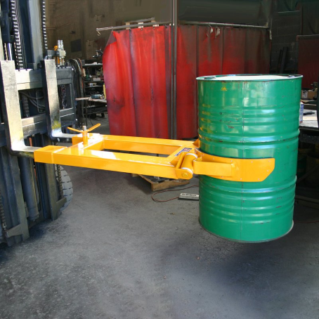 Pinza Muletto Inforcabile | Presa Centrale 800 kg | Fusti Metallici Pesanti
