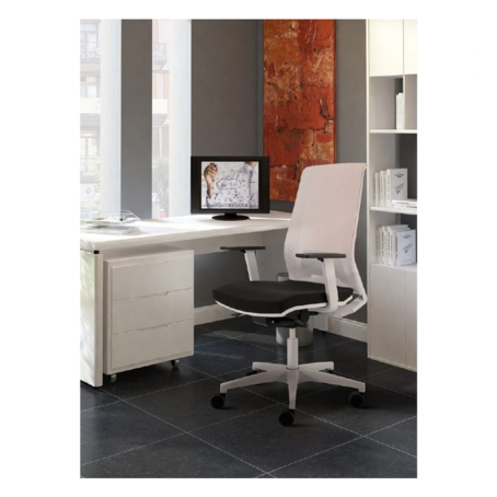 Sedia Ergonomica ARTEMIDE: Schienale rete, Design, Regolazioni Full, Braccioli - BIANCO