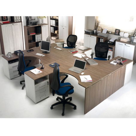 Cassettiera per scrivania FUSION / cm. L.45xP.50xH.65 OLMO