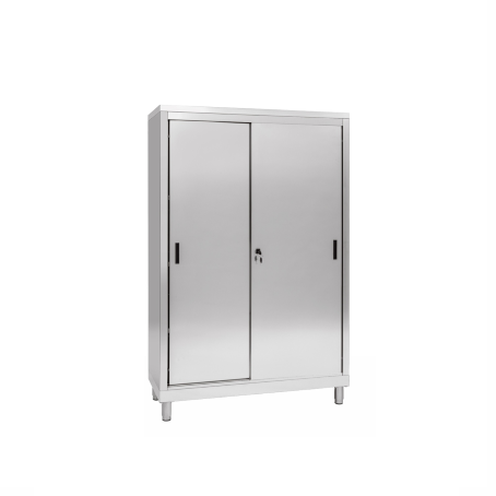 Armadio Inox Ante scorrevoli AISI304 / cm.L.80xP.40xH.150
