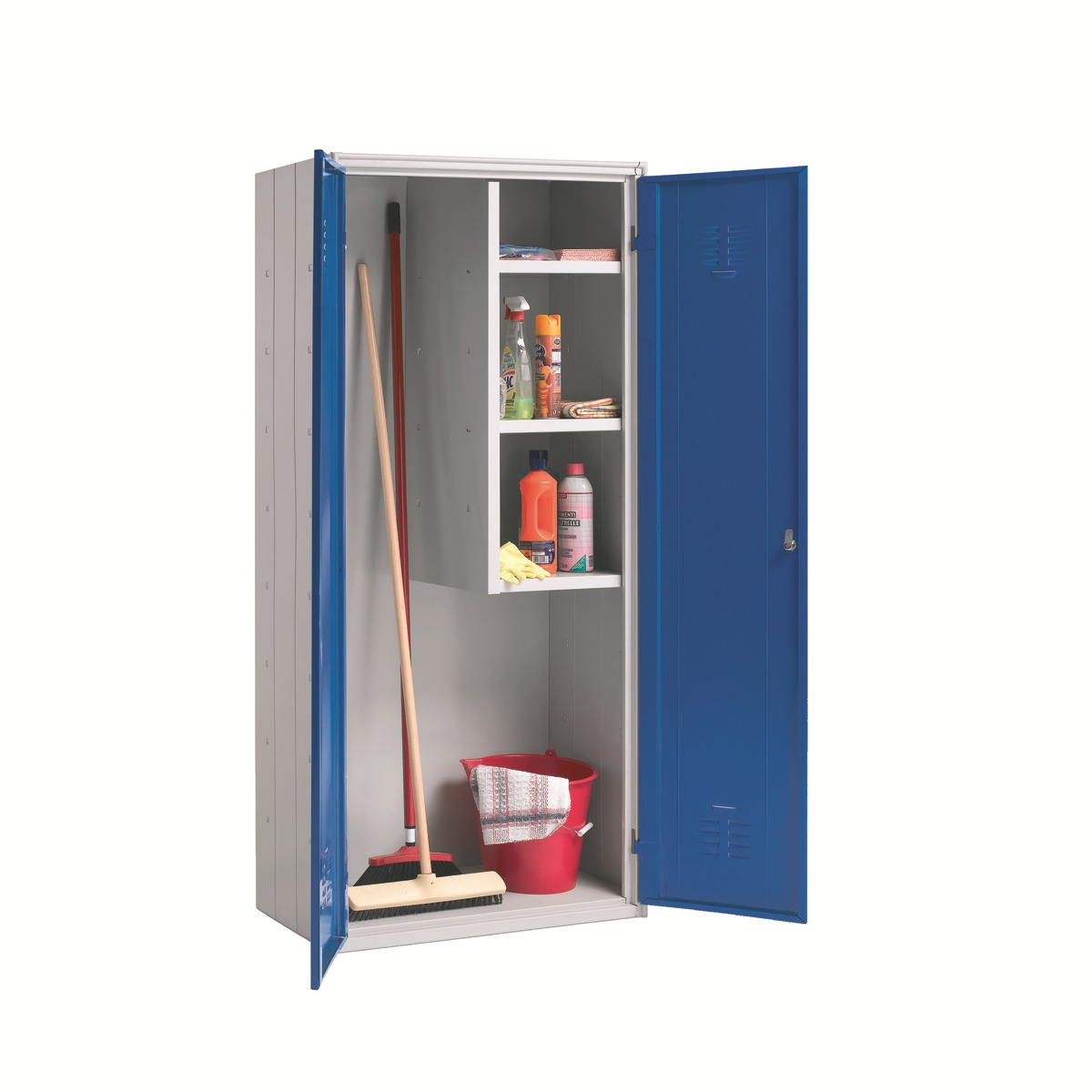 Armadio portascope a 2 ante battenti - Dim. 80x40x180H cm.