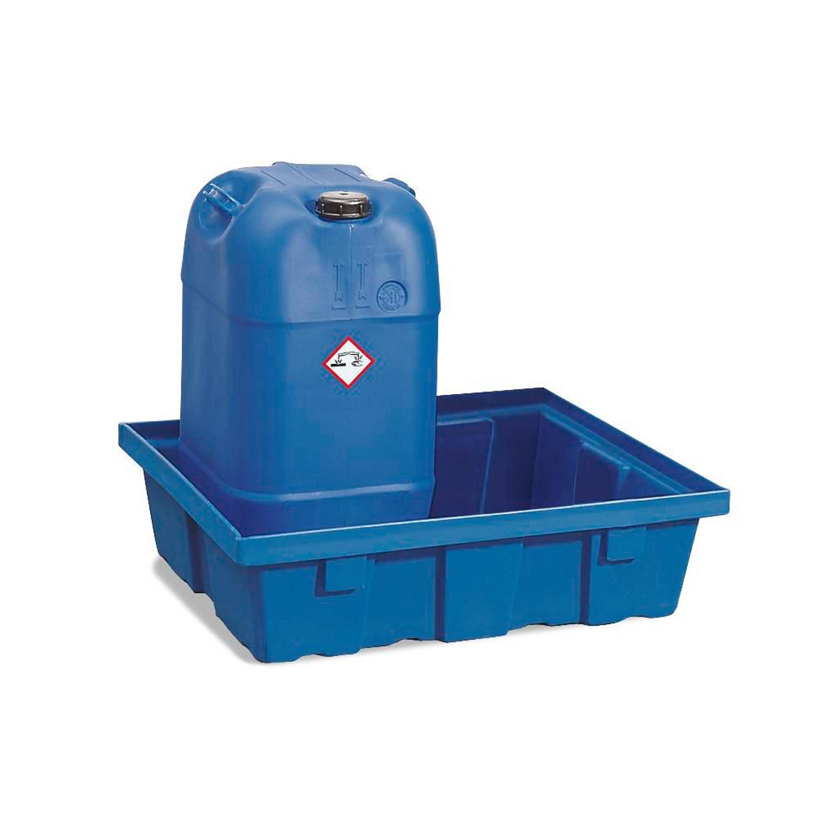 Vaschetta in plastica fusto da 60 lt. / cm. L.60xP.80xH.20