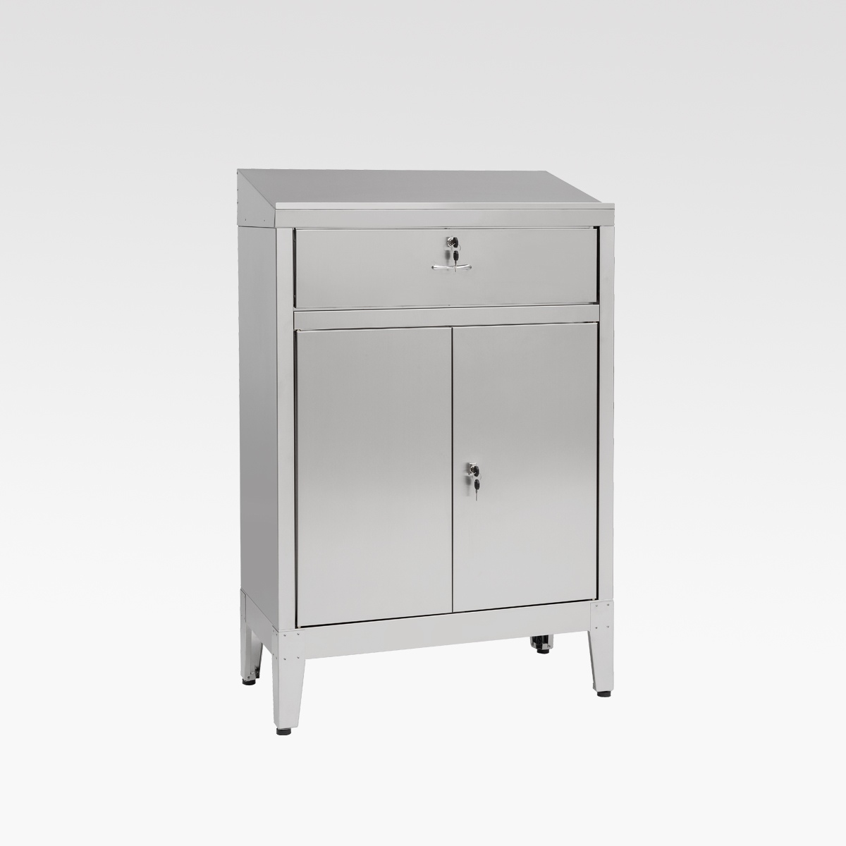Scrivinpiedi Acciaio Inox - AISI304 / cm.80x40x115h