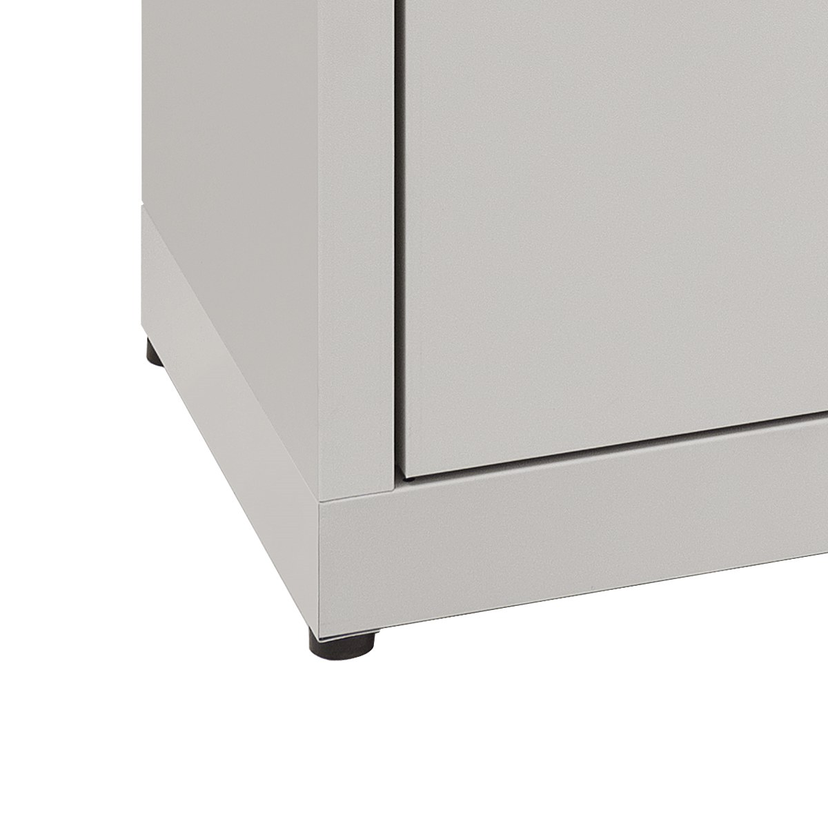 Armadio Spogliatoio Sporco/Pulito Zincoplastificato - 2 vani - Dim. 45x40x180H cm. Wenge