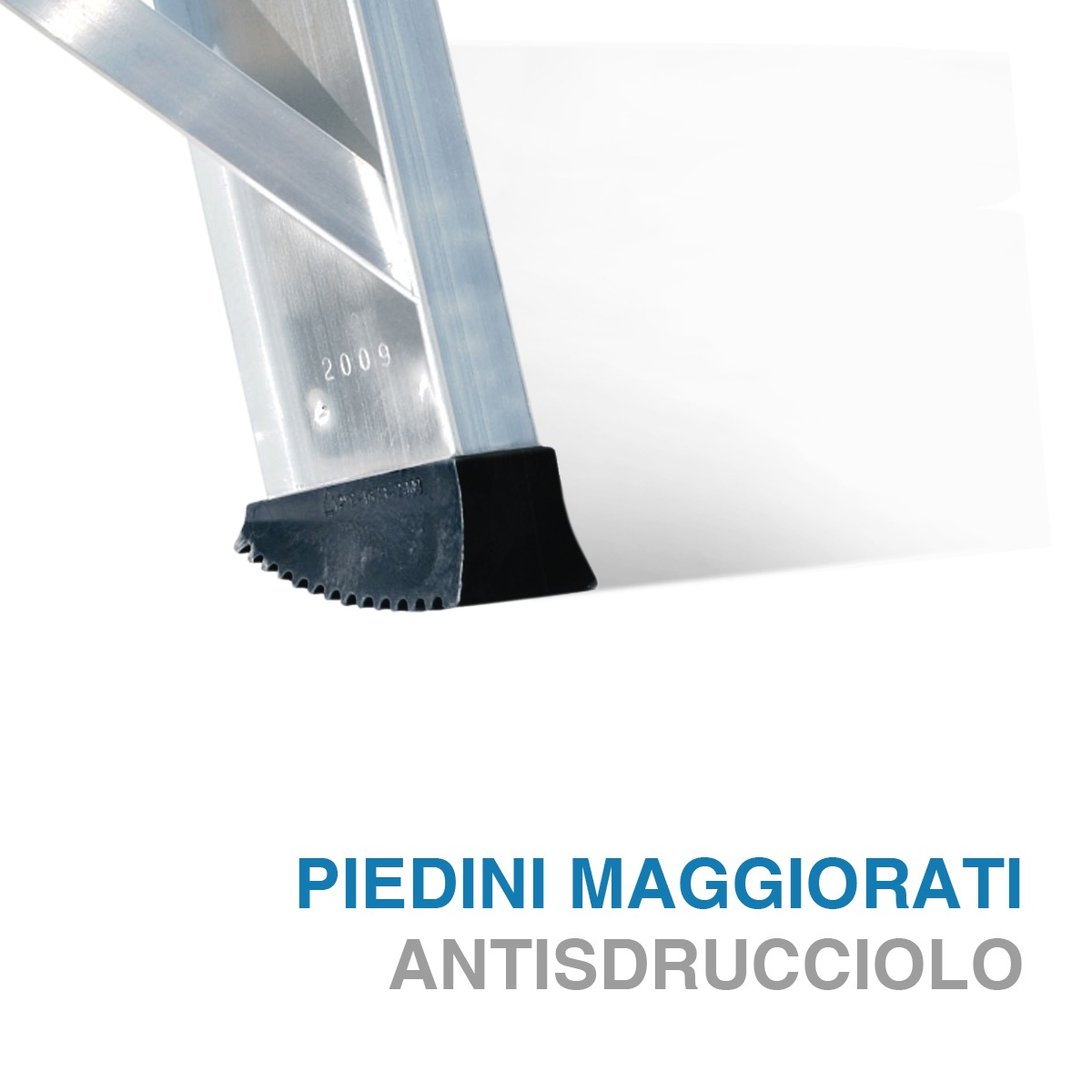 Sgabello professionale pieghevole a doppia salita - 2 gradini