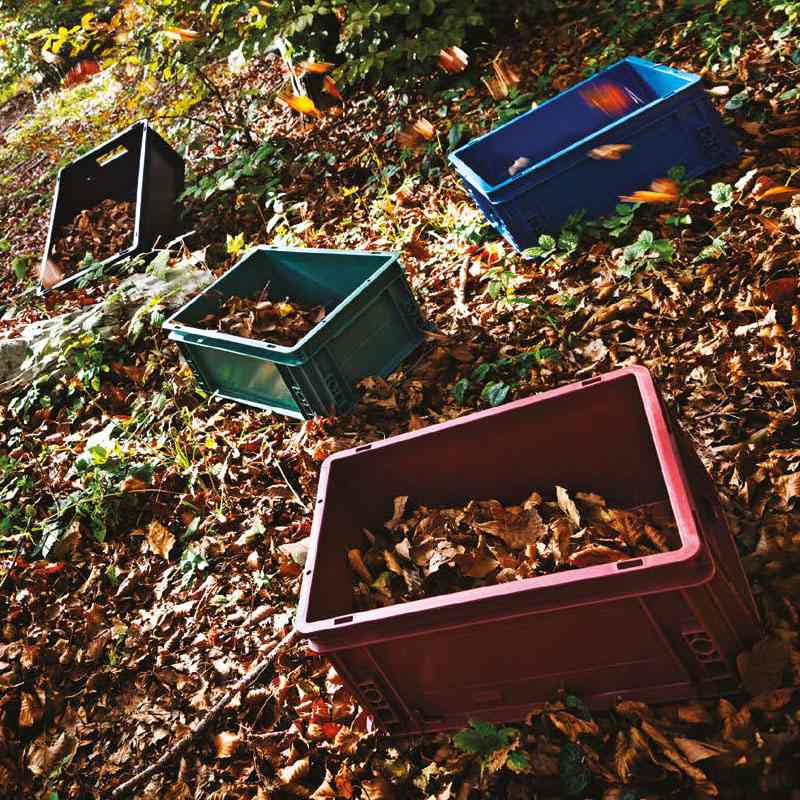 Cassetta  in plastica EuroBox Fondo e Pareti Liscie (ECO)  | cm.L.40xP.30xH.20