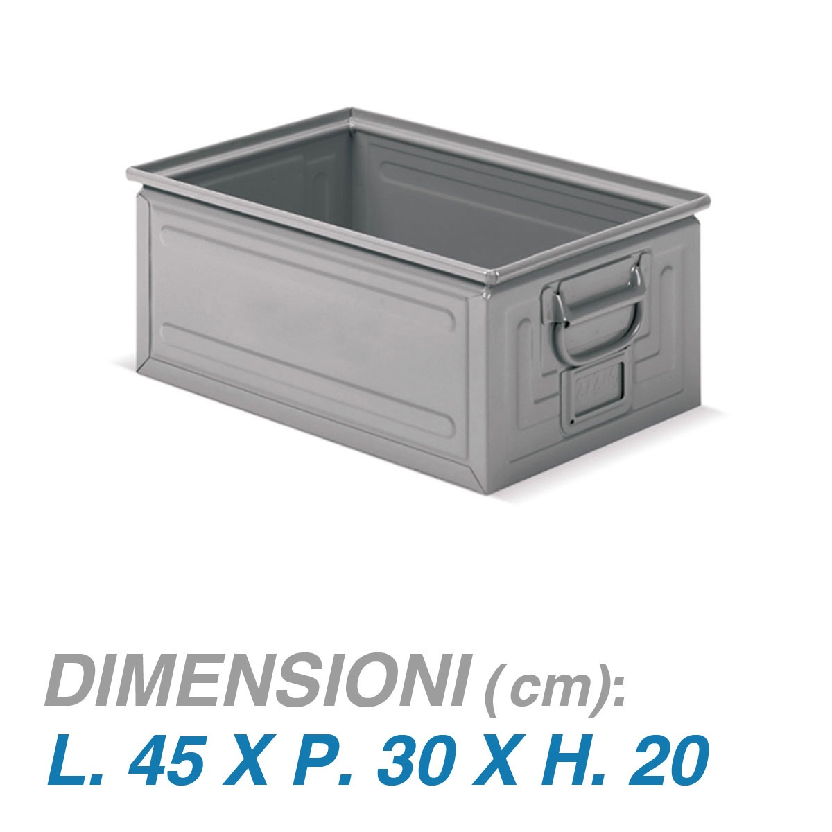 Cassettine minuterie in ferro con supporto / 20 pz / Misura 4