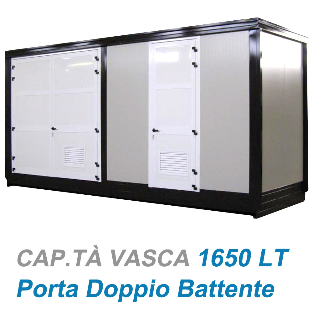 Container di stoccaggio con pavimento grigliato / cm. L.713xP.213xH.252