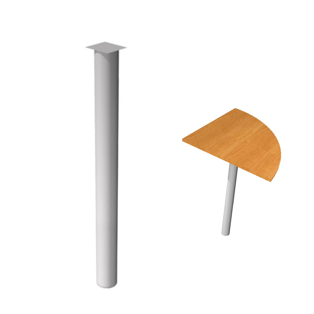 Supporto angolo scrivanie VIRGO / cm. diam. 60xH.69,5 