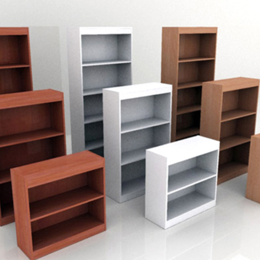 Libreria a giorno per ufficio SMART / cm. L.75xP.30xH.70 BIANCO