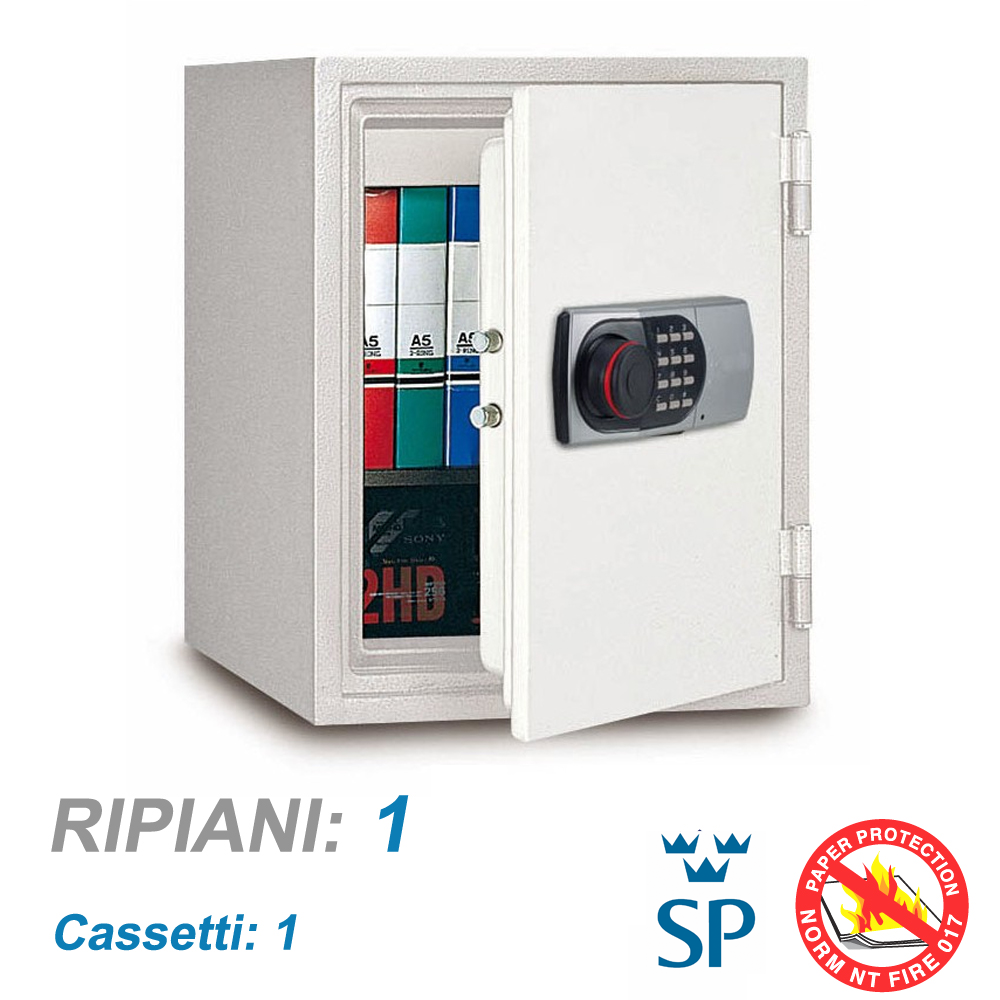 Armadi ignifughi per documenti cartacei combinazione elettronica / cm. L.50xP.50xH.85