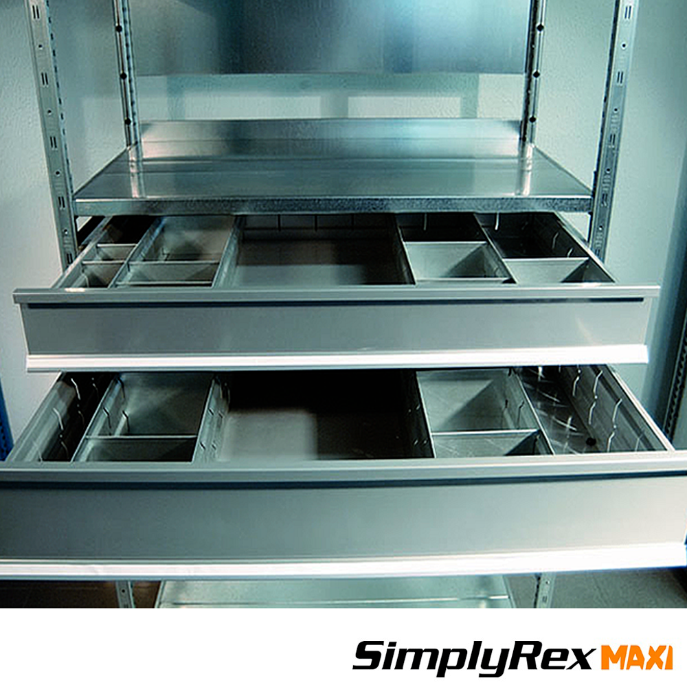Cassetto singolo per scaffalature Simplyrex / cm. L.85xP.50xH.12