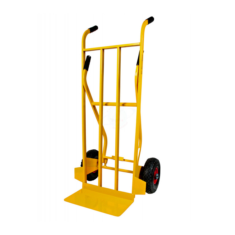 Carrello 2 ruote a doppia impugnatura ruote pneumatiche/ Portata 250Kg