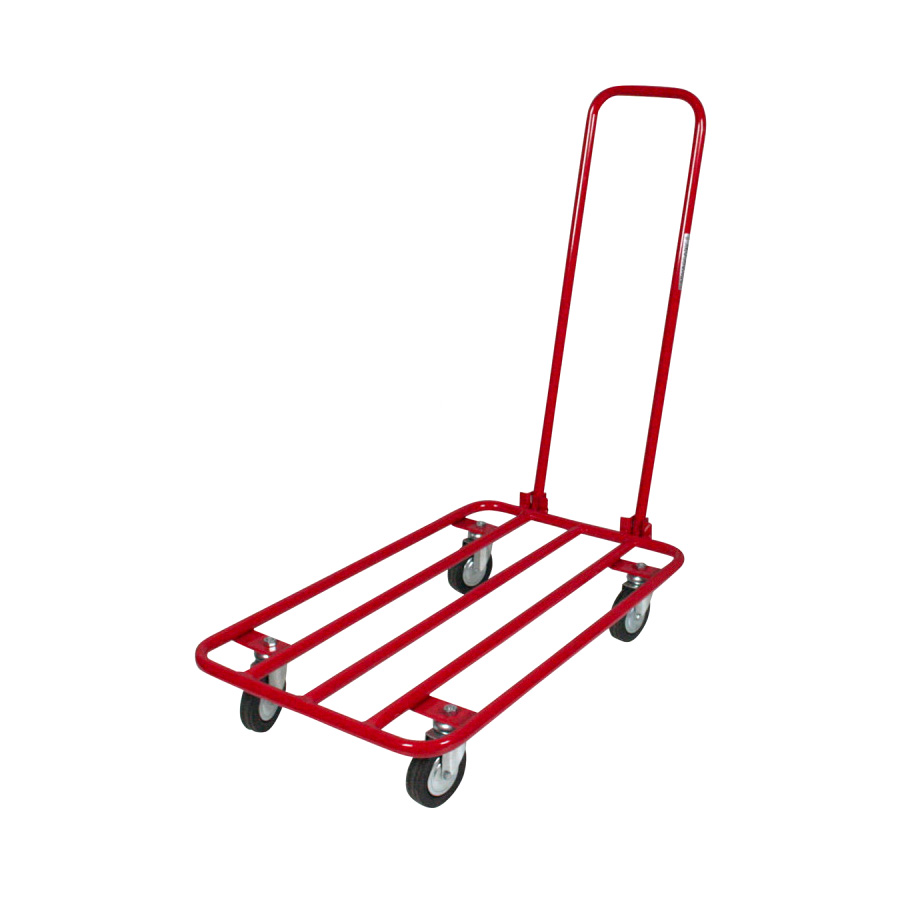 Carrello a pianale in tubolare 450x750 mm manico pieghevole
