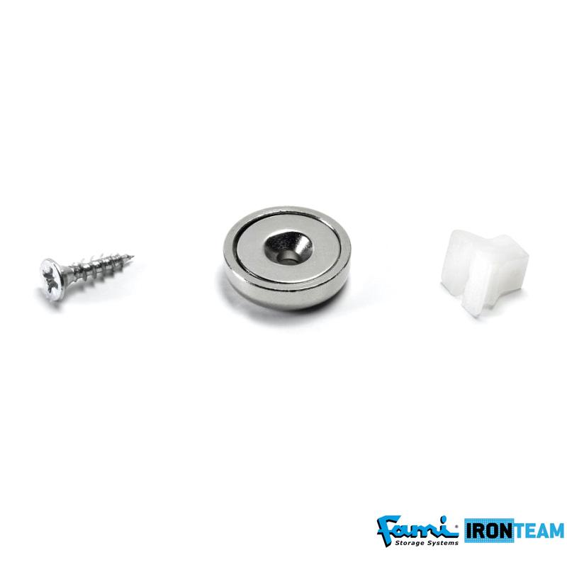 Kit 10 calamite ø 20 mm completo di clips e viti / IDEAONE05108