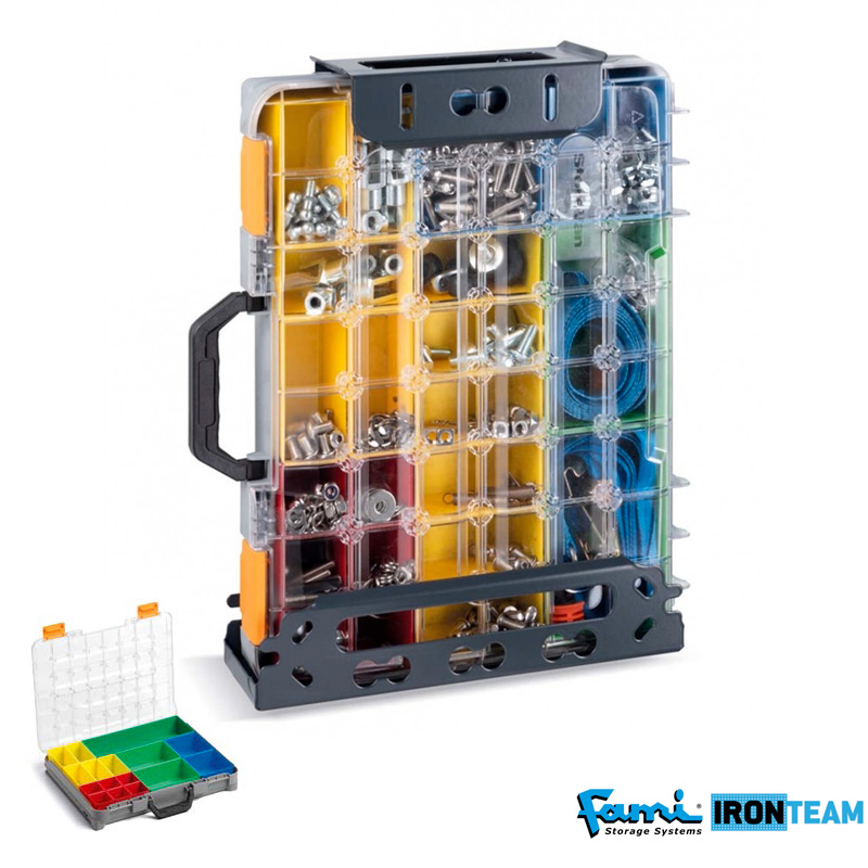 Valigetta in plastica Store Box con Contenitori / cm. L.44xP.35xH.10 – IDEAONE05212