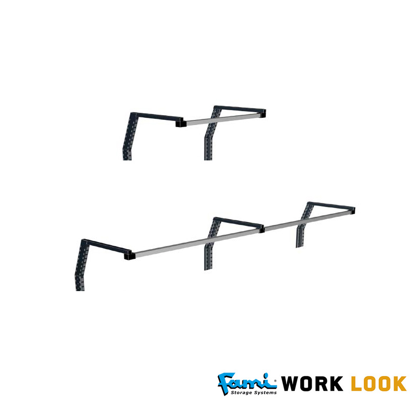Binario con base in alluminio per parete banchi lavoro / mm. L.1000 – IDEAONE05185