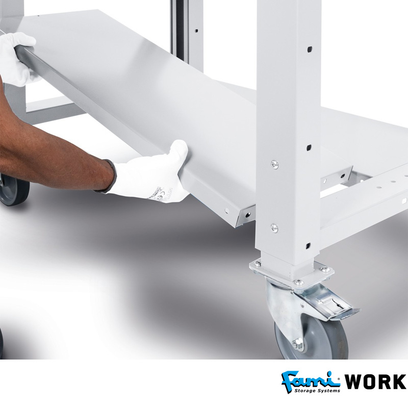 Semipiano aggiuntivo per banchi da 100 cm FAMI WORK / cm. L.75 – IDEAONE06067