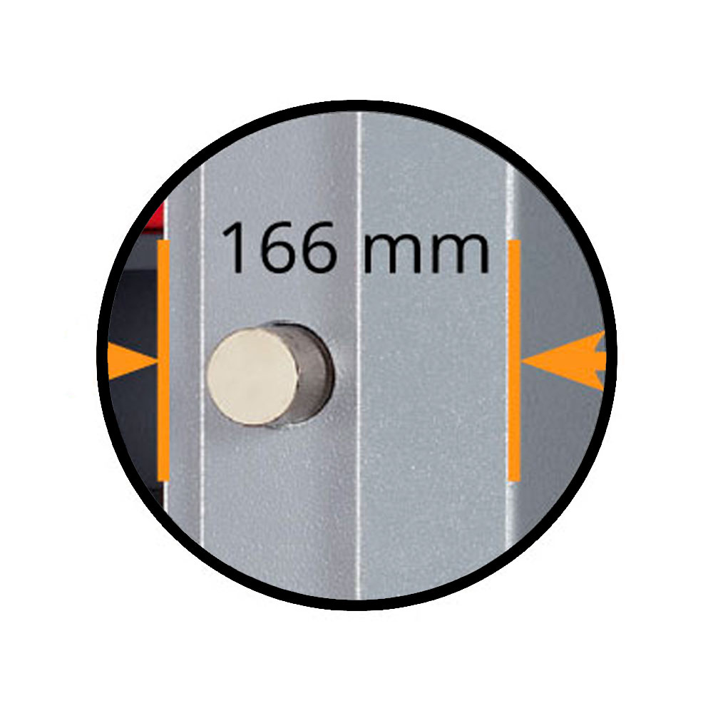 Cassaforte certificata grado 5 EN 1143-1 ignifuga meccanica / cm. L.70xP.70xH.150