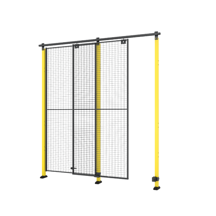 Porta scorrevole singola per griglie di protezione / cm. L.220xH.250 