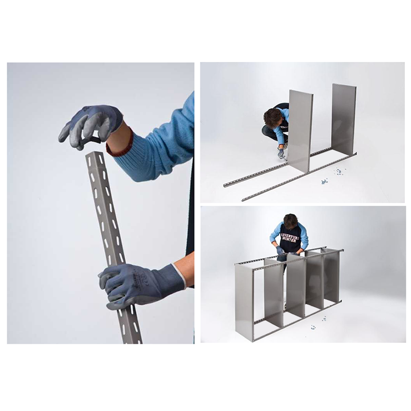 Scaffale a bullone BLX 6 rip. / cm. L.120xP.30xH.300