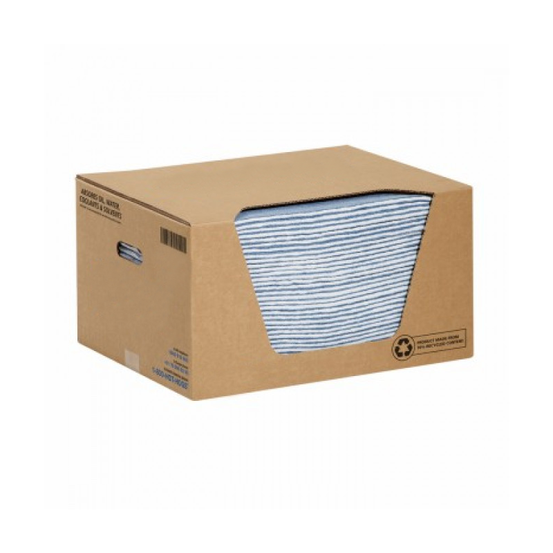 Panni assorbenti universali riciclati al 90% / Assorbenza totale: 91 LT (100 pezzi)