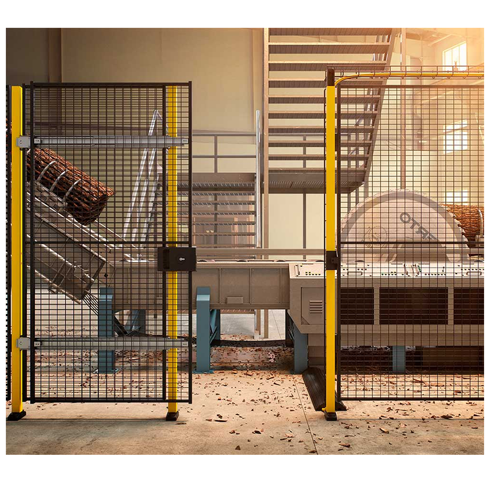 Porta doppia a battente per griglie di protezione / cm. L.2x150xH.230