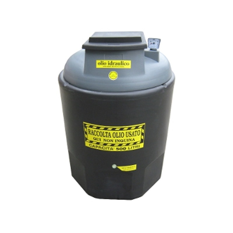 Contenitore olio esausto a doppia camera / 500 LT / Idraulico