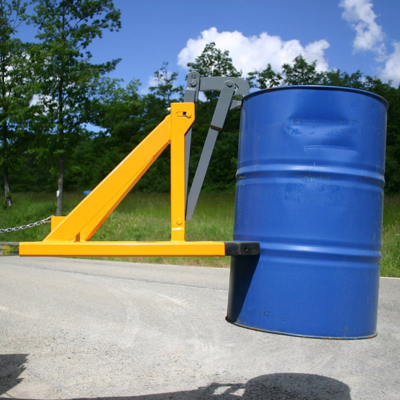 Pinza Muletto per Fusti Olio Eco Oil | 300 kg | Bassa Rotazione