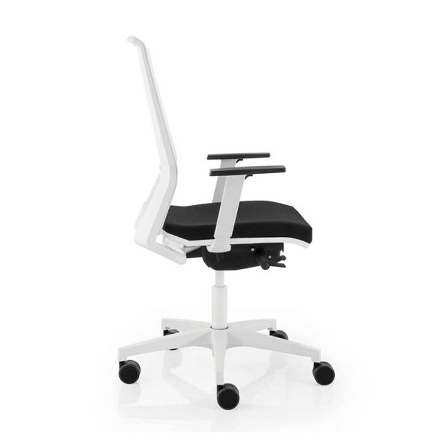 Sedia Ergonomica ARTEMIDE: Schienale rete, Design, Regolazioni Full, Braccioli - BIANCO