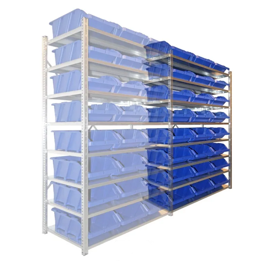 Scaffale minuterie Agg.vo con 24 contenitori da 30 Lt / cm. L.100xP.50xH.200