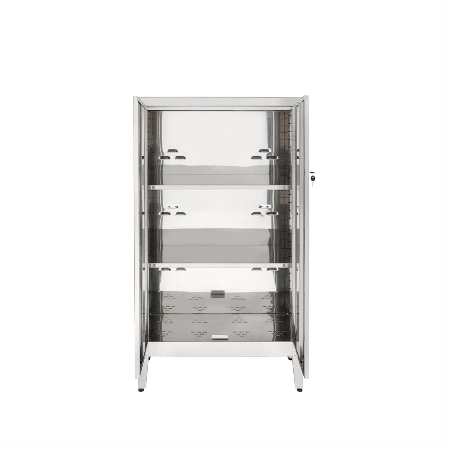 Armadio Inox Ante battenti AISI304 / cm.L.80xP.40xH.150
