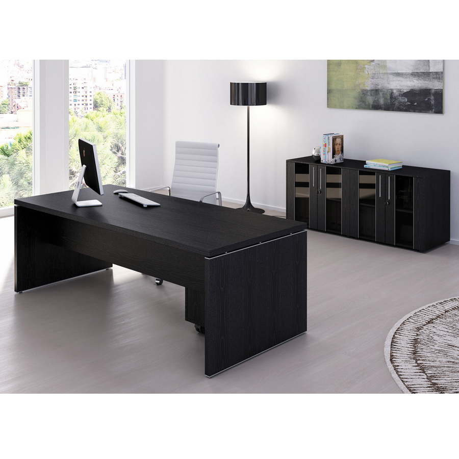 Mobili per ufficio GRACE / cm. L.245xP.45xH.80 NERO