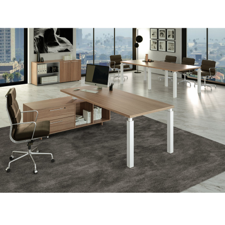 Mobili per ufficio GRACE / cm. L.245xP.45xH.80 NERO