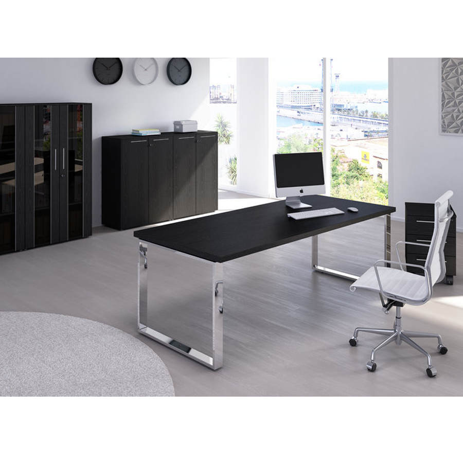 Mobili per ufficio GRACE / cm. L.245xP.45xH.80 NERO