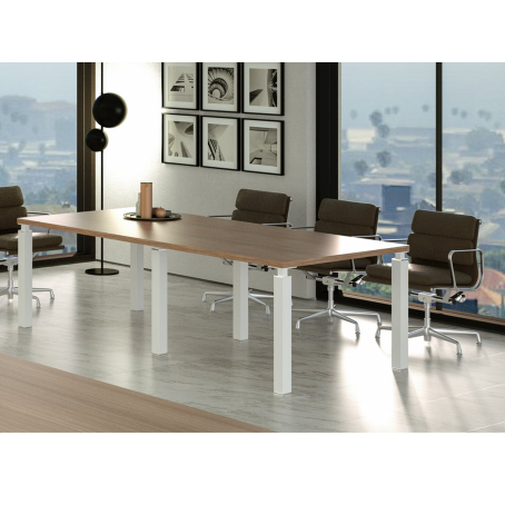 Scrivania da ufficio con gambe GRACE / cm. L.180xP.90xH.75 NERO